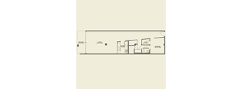 A floor plan at Cobbler Square Lofts