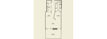 A floor plan at Cobbler Square Lofts