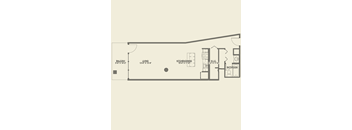 A floor plan at Cobbler Square Lofts