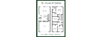 floor plan of the villas plans