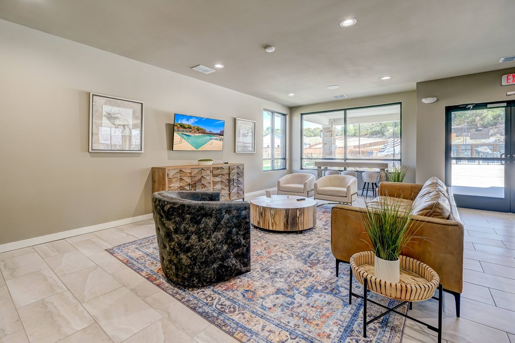 Community Lounge in resident clubhouse