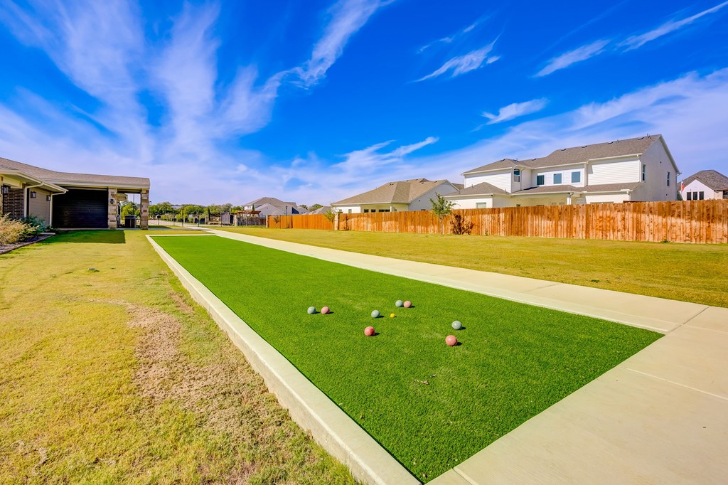 Canvas at Willow Park Bocce Ball court