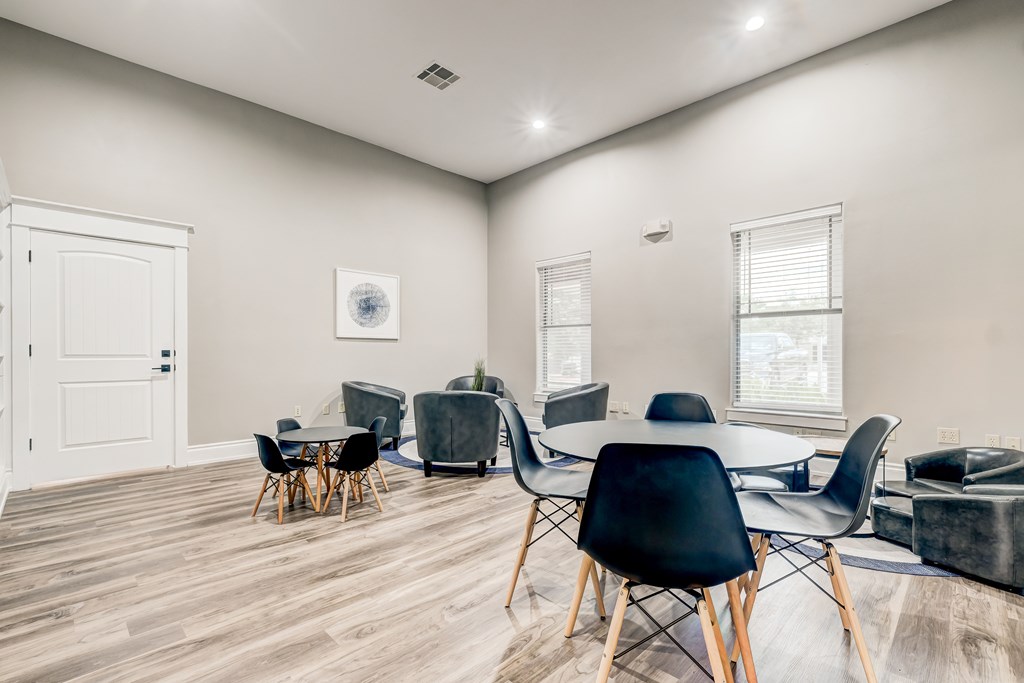 Activity room in the Eryngo clubhouse