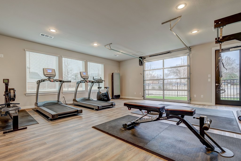 State-of-the-art fitness center with weight training and cardio