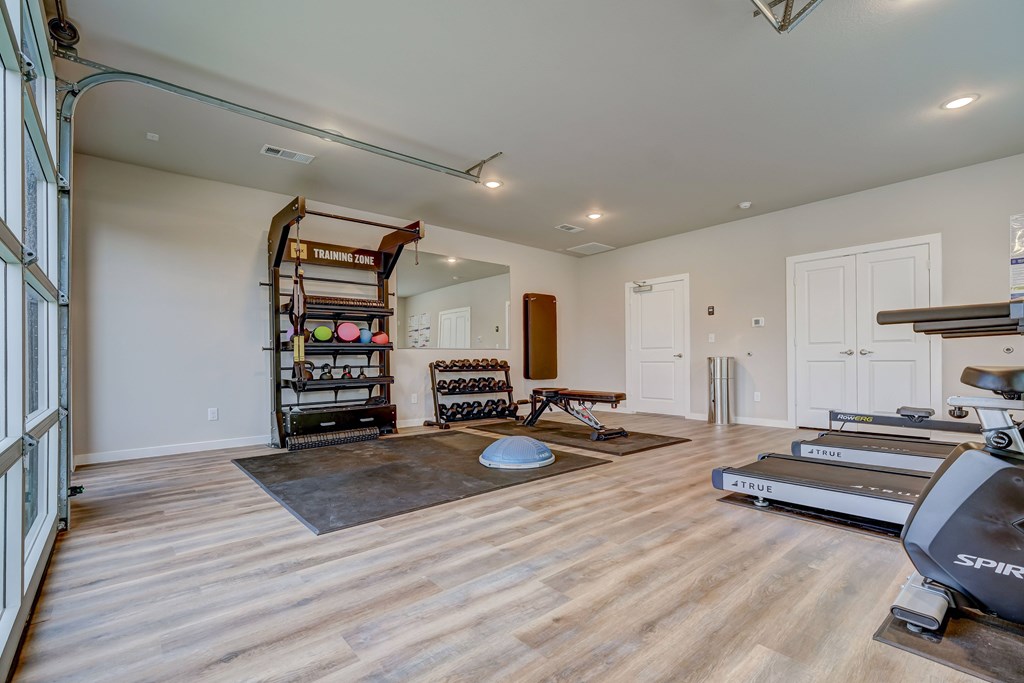 State-of-the-art fitness center with weight training and cardio