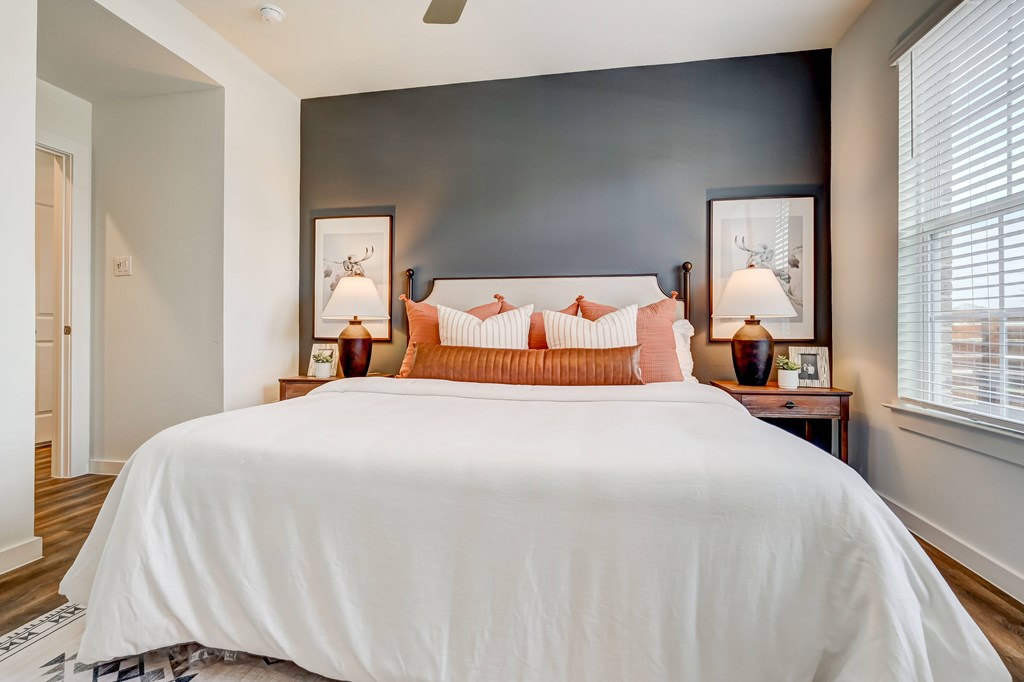 Large bedroom with king sized bed