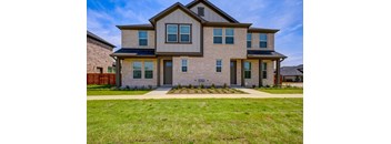 Spacious 2 bedroom 2 bathroom home for rent with hardwood-style flooring and stainless steel appliances and large two car garage in Willow Park Texas