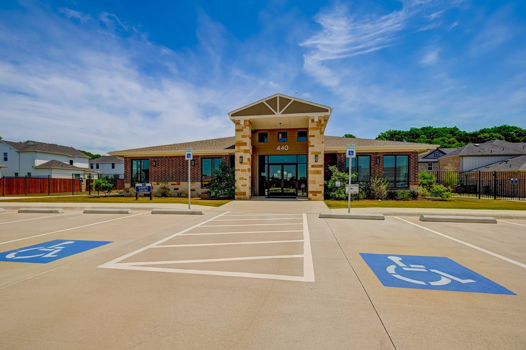 Resident community clubhouse with luxury pool