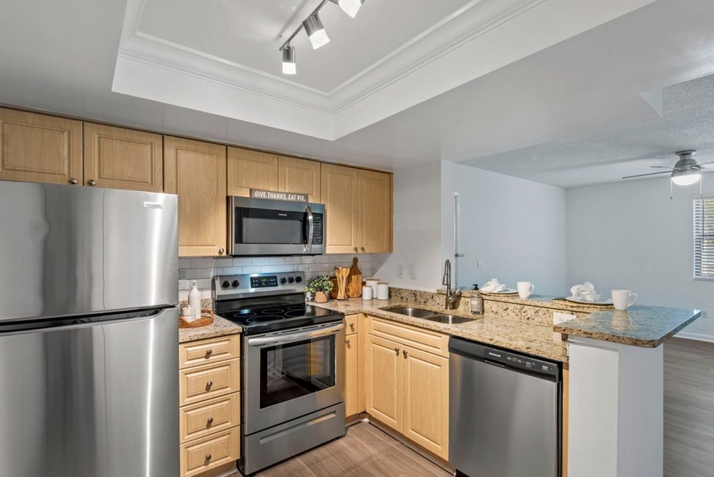 spacious upgrated kitchen