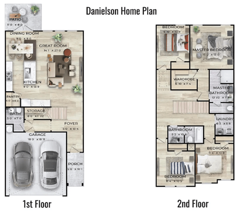 floor plans for the dandelion home plan