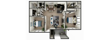 a floor plan of the crossings at carlsbad apartments