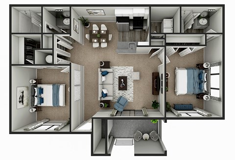 a floor plan of the crossings at carlsbad apartments
