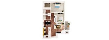 North Creek Apartments 2 bed 2 bath 985 sqft