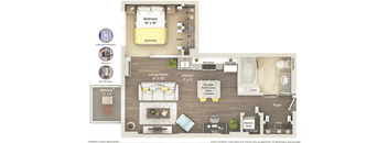 the floor plan of fountain court apartments