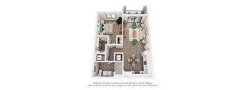 a 1 bedroom floor plan  woodland heights apartments