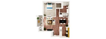 North Creek Apartments 2 bedroom apartment