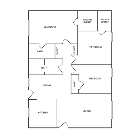 a floor plan of a house