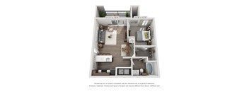 a 1 bedroom floor plan  summit  503 sq ft