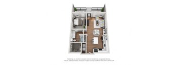 a 3 bedroom floorplan is shown in this image