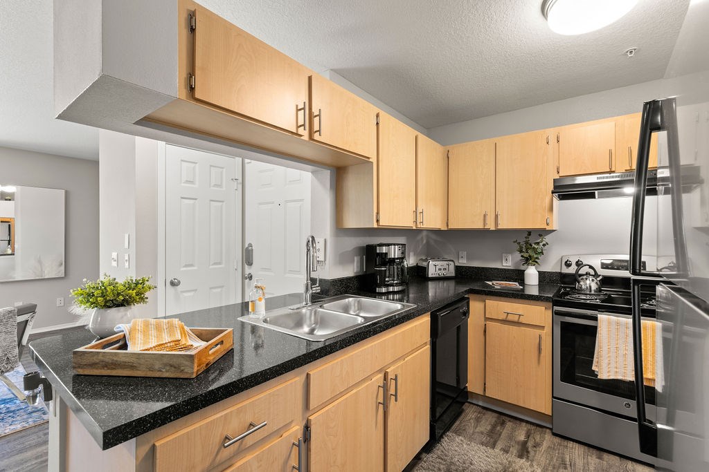 our apartments offer a kitchen