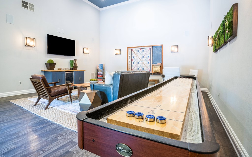 Game room in the club house