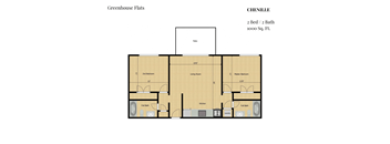 a floor plan of a roommates roommates flats