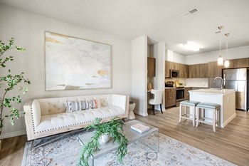 Model Living Room with Faux-wood flooring - Photo Gallery 4