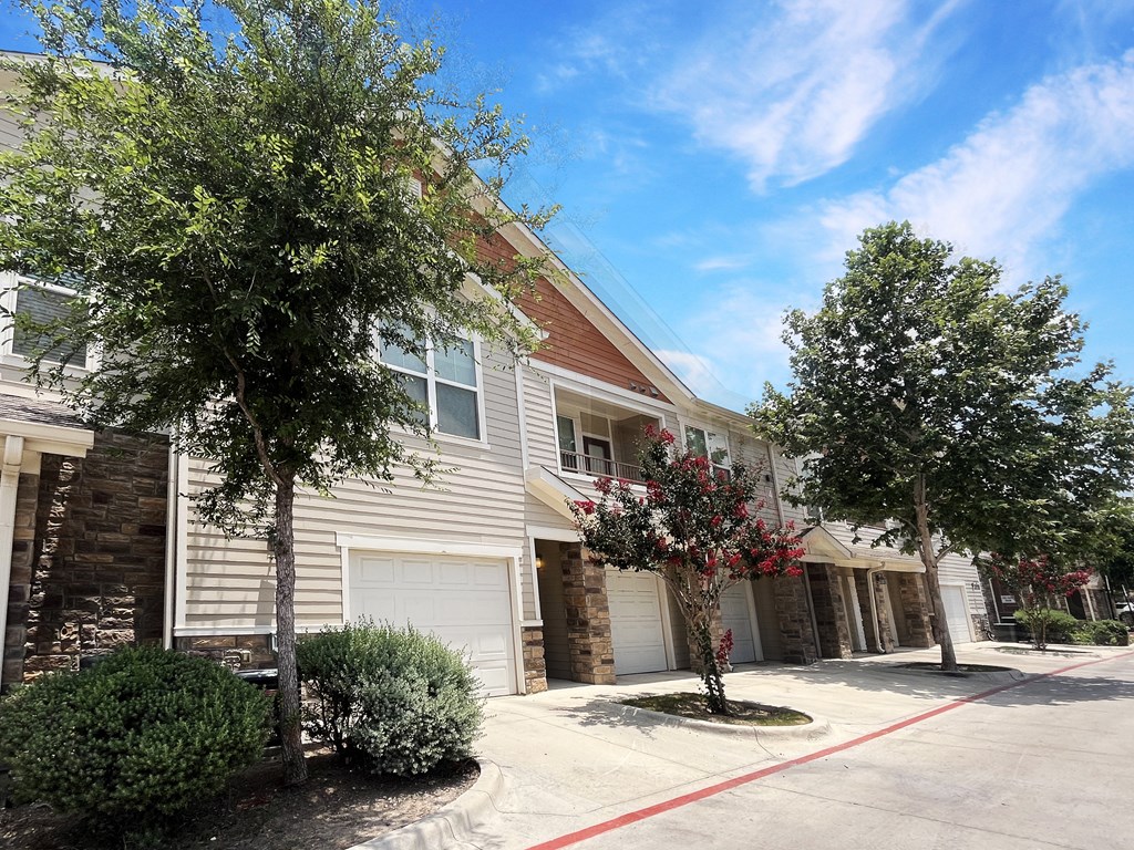 Select homes include private driveways and attached garages