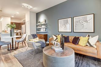 OXLY living room and dining area