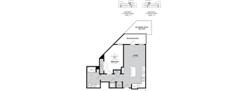 a one bedroom floorplan
