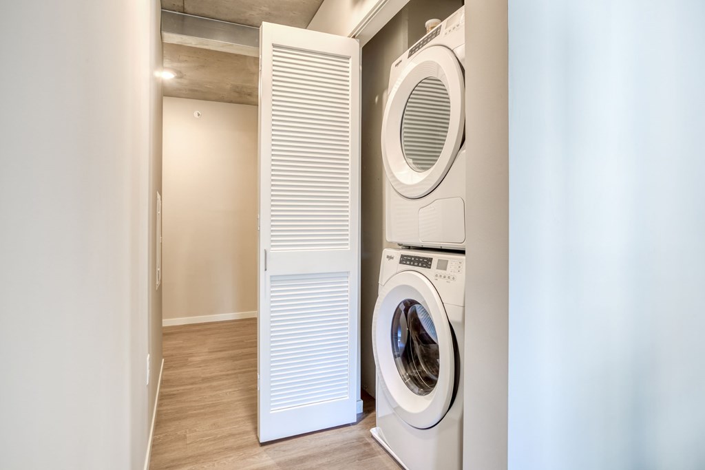 In-unit washer and dryer
