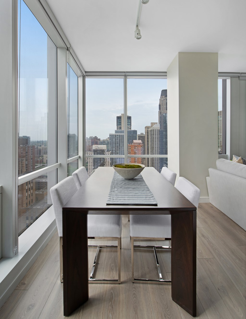dining area with a view