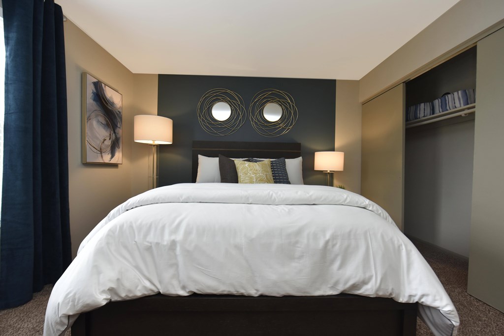 Primary Bedroom with High Ceilings in Indianapolis, IN