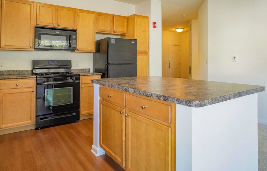 Kitchen island at Cascades at Tinton Falls, Tinton Falls