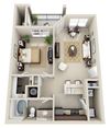 ONE BEDROOM FLOOR PLAN Renovated Aventura Crossroads ONE BEDROOM FLOOR PLAN Renovated Aventura Crossroads