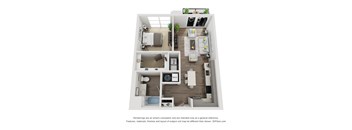 bedroom floor plan an opens up concept in this design