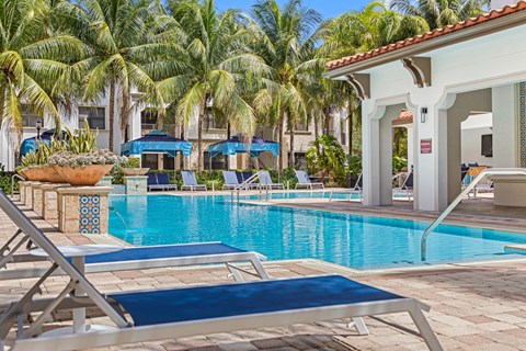 the swimming pool at the resort