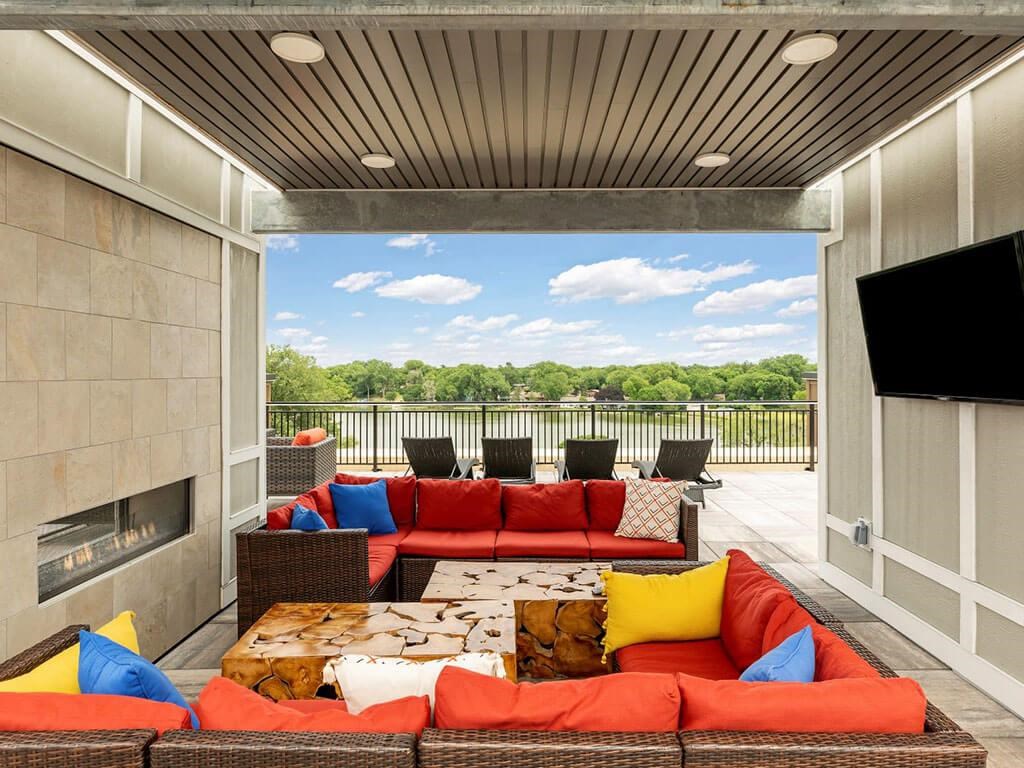 Outdoor Rooftop Lounge