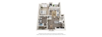 a 1 bedroom floor plan  summit  840796