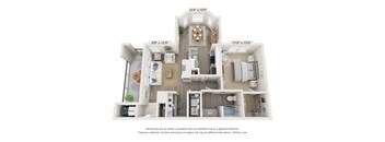 a floor plan of a 1 bedroom floor plan