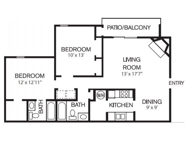Oak Floor Plan 4