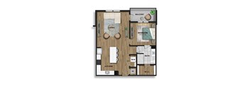 a floor plan of a house shaped like a cross