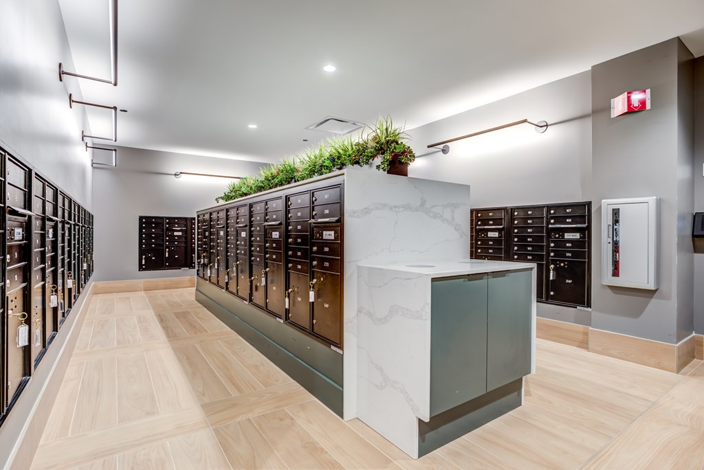 Package Storage Room at North+Vine Apartments in Chicago, IL