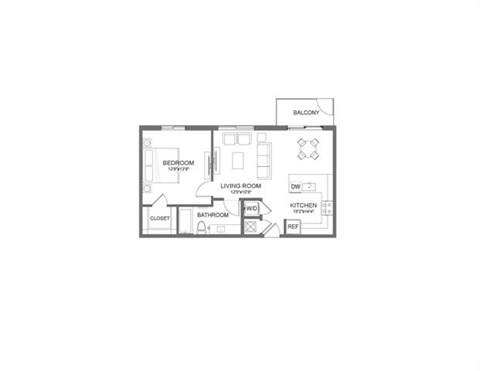 a floor plan photo of the avalon apartments