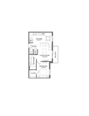 the silver and white floor plan of a house