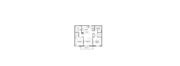 the silver and white floor plan of a house