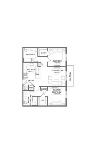the floor plan of the residence