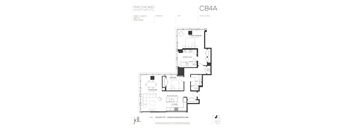 a floor plan of one chicago apartments