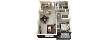 the floor plan of our apartments at Lake Susan Apartments in Chanhassen, MN