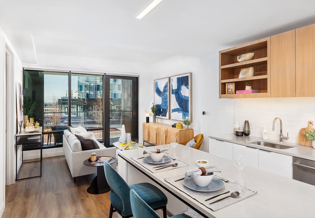 Ora Seaport Kitchen-Living Room